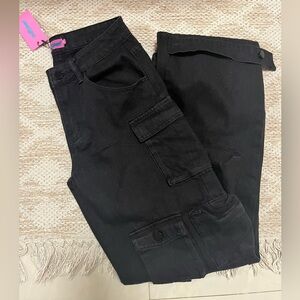 EDIKTED oversized boyfriend cargo jeans, XS